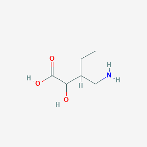 3-(Aminomethyl)-2-hydroxypentanoic acid