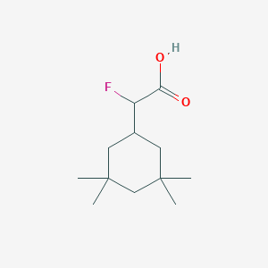 2-Fluoro-2-(3,3,5,5-tetramethylcyclohexyl)acetic acid