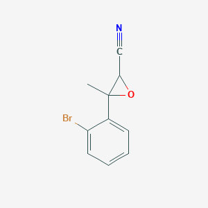 3-(2-Bromophenyl)-3-methyloxirane-2-carbonitrile