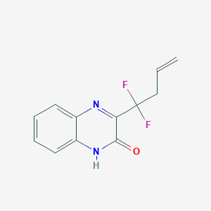 2-Chloro-3-(1,1-difluorobut-3-en-1-yl)quinoxaline