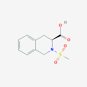 (3S)-2-methanesulfonyl-1,2,3,4-tetrahydroisoquinoline-3-carboxylic acid