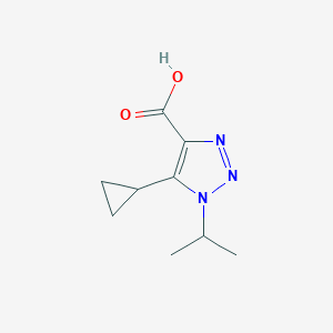 5-Cyclopropyl-1-isopropyl-1h-1,2,3-triazole-4-carboxylic acid