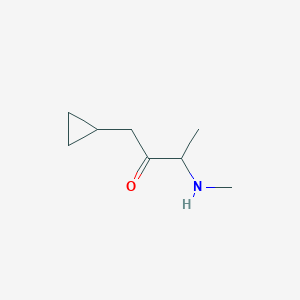 1-Cyclopropyl-3-(methylamino)butan-2-one