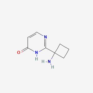 2-(1-Aminocyclobutyl)pyrimidin-4-ol