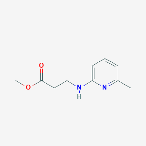 molecular formula C10H14N2O2 B1525378 3-[(6-甲基吡啶-2-基)氨基]丙酸甲酯 CAS No. 103392-82-1