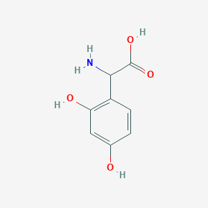 2-Amino-2-(2,4-dihydroxyphenyl)acetic acid