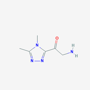 2-Amino-1-(dimethyl-4H-1,2,4-triazol-3-yl)ethan-1-one