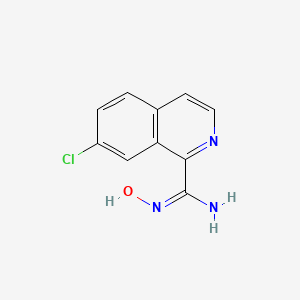 (E)-7-Chloro-N'-hydroxyisoquinoline-1-carboximidamide