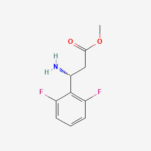 methyl (3R)-3-amino-3-(2,6-difluorophenyl)propanoate