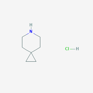 molecular formula C7H14ClN B1525384 6-Azaspiro[2.5]octane hydrochloride CAS No. 1037834-62-0