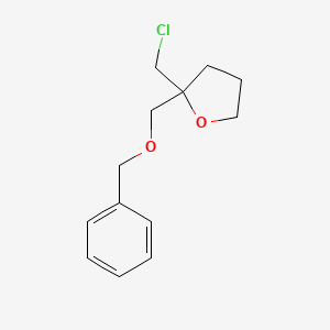 2-[(Benzyloxy)methyl]-2-(chloromethyl)oxolane