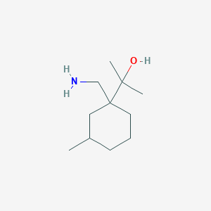 2-[1-(Aminomethyl)-3-methylcyclohexyl]propan-2-ol