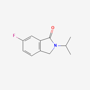 6-Fluoro-2-(propan-2-YL)-2,3-dihydro-1H-isoindol-1-one