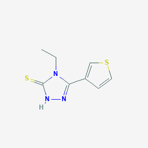 4-ethyl-5-(thiophen-3-yl)-4H-1,2,4-triazole-3-thiol