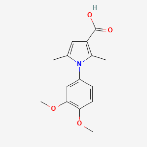 1-(3,4-dimethoxyphenyl)-2,5-dimethyl-1H-pyrrole-3-carboxylic acid