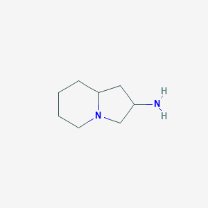 B1525394 Octahydroindolizin-2-amine CAS No. 80220-54-8
