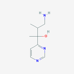 4-Amino-3-methyl-2-(pyrimidin-4-yl)butan-2-ol