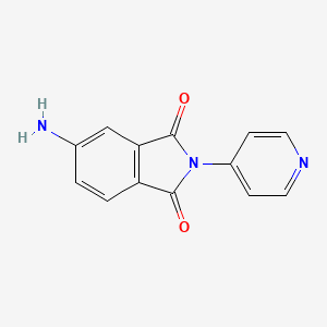 5-Amino-2-(pyridin-4-yl)-2,3-dihydro-1h-isoindole-1,3-dione