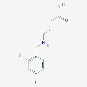 4-[(2-Chloro-4-fluorobenzyl)amino]butanoic acid