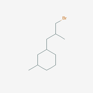 1-(3-Bromo-2-methylpropyl)-3-methylcyclohexane