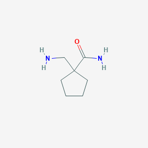 B1525403 1-(Aminomethyl)cyclopentane-1-carboxamide CAS No. 1027337-88-7