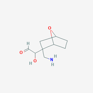 2-[2-(Aminomethyl)-7-oxabicyclo[2.2.1]heptan-2-YL]-2-hydroxyacetaldehyde