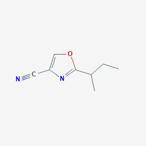 2-(Butan-2-yl)-1,3-oxazole-4-carbonitrile