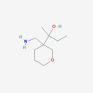 2-[3-(Aminomethyl)oxan-3-yl]butan-2-ol