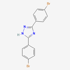 3,5-bis(4-bromophenyl)-4H-1,2,4-triazole