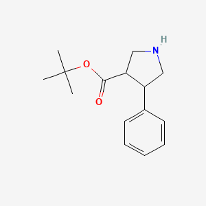 Tert-butyl 4-phenylpyrrolidine-3-carboxylate