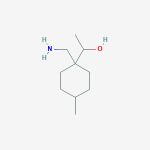 1-[1-(Aminomethyl)-4-methylcyclohexyl]ethan-1-ol