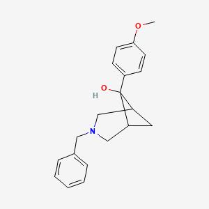 3-Benzyl-6-(4-methoxyphenyl)-3-azabicyclo[3.1.1]heptan-6-ol