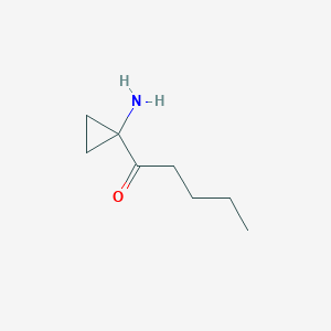 1-(1-Aminocyclopropyl)pentan-1-one