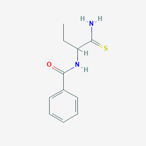 molecular formula C11H14N2OS B1525417 N-(1-氨基甲硫羰基丙基)苯甲酰胺 CAS No. 97723-93-8