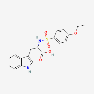 (2S)-2-(4-Ethoxybenzenesulfonamido)-3-(1H-indol-3-YL)propanoic acid