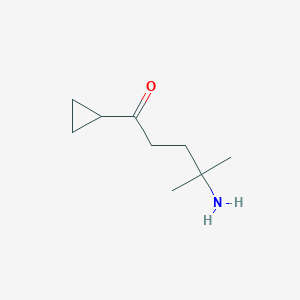 4-Amino-1-cyclopropyl-4-methylpentan-1-one