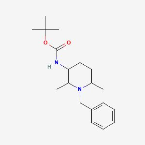 tert-butyl N-(1-benzyl-2,6-dimethylpiperidin-3-yl)carbamate