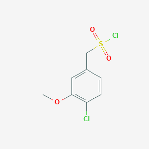 (4-Chloro-3-methoxyphenyl)methanesulfonyl chloride