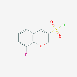 8-fluoro-2H-chromene-3-sulfonyl chloride