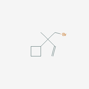 (1-Bromo-2-methylbut-3-en-2-yl)cyclobutane