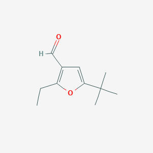 5-tert-Butyl-2-ethylfuran-3-carbaldehyde