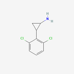 2-(2,6-Dichlorophenyl)cyclopropan-1-amine