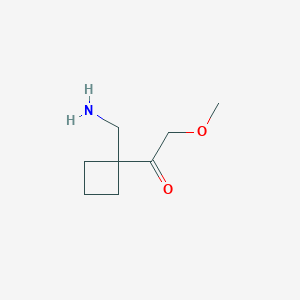 1-[1-(Aminomethyl)cyclobutyl]-2-methoxyethan-1-one