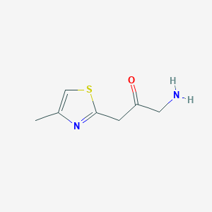 1-Amino-3-(4-methyl-1,3-thiazol-2-yl)propan-2-one