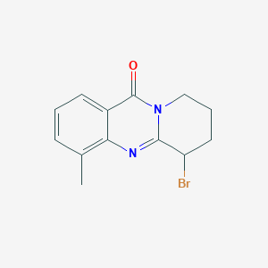 6-bromo-4-methyl-6H,7H,8H,9H,11H-pyrido[2,1-b]quinazolin-11-one