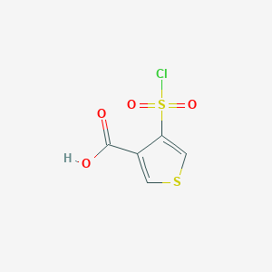 4-(Chlorosulfonyl)thiophene-3-carboxylic acid