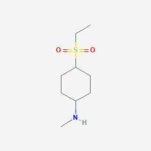 4-(Ethanesulfonyl)-N-methylcyclohexan-1-amine