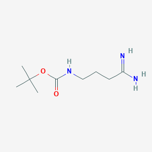 tert-Butyl N-(3-carbamimidoylpropyl)carbamate