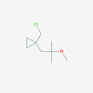 1-(Chloromethyl)-1-(2-methoxy-2-methylpropyl)cyclopropane