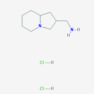 molecular formula C9H20Cl2N2 B1525438 八氢吲哚并-2-基甲胺二盐酸盐 CAS No. 1315365-11-7